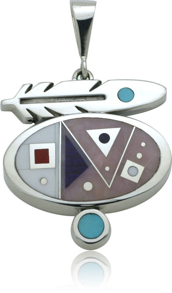 Ray Tracey Inlaid Pendant