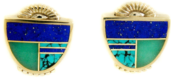 Ray Tracey Inlaid Earrings