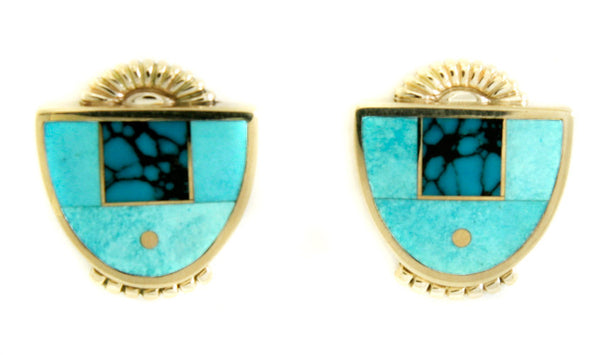 Ray Tracey Inlaid Earrings