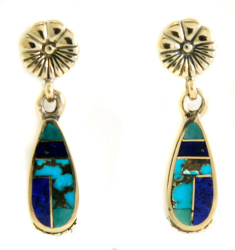Ray Tracey Inlaid Earrings