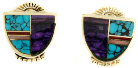 Ray Tracey Inlaid Earrings