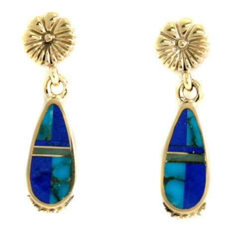 Ray Tracey Inlaid Earrings