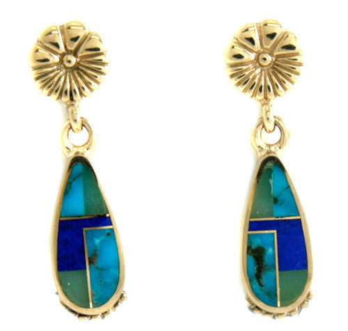 Ray Tracey Inlaid Earrings
