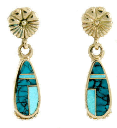 Ray Tracey Inlaid Earrings