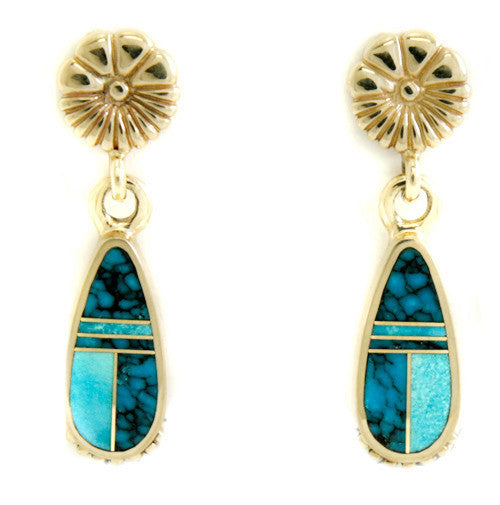 Ray Tracey Inlaid Earrings