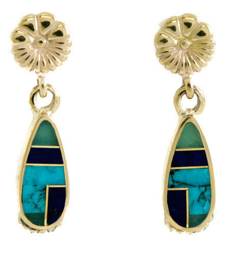 Ray Tracey Inlaid Earrings