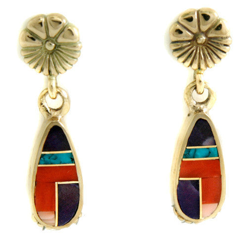 Ray Tracey Inlaid Earrings