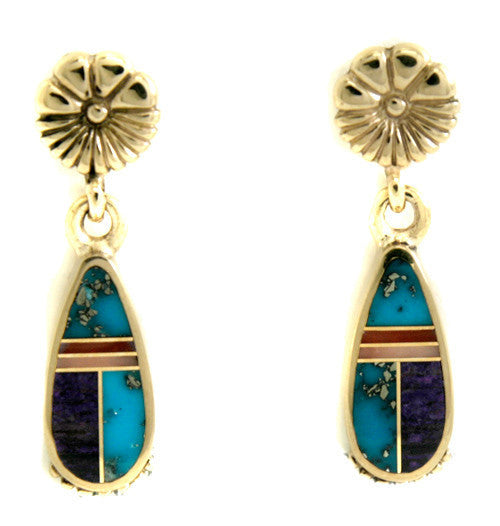 Ray Tracey Inlaid Earrings