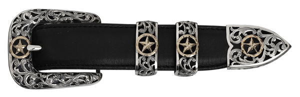 Vogt Silversmiths Filigree Maverick Belt Buckle