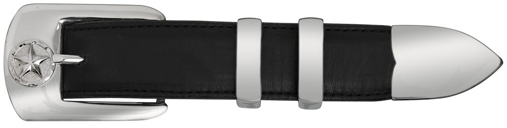 Vogt Silversmiths 1" Regent Star Belt Buckle