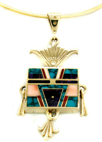 Ray Tracey Inlaid Pendant