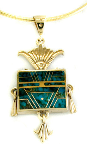 Ray Tracey Inlaid Pendant