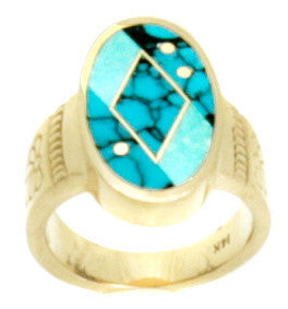 Ray Tracey Inlaid Ring