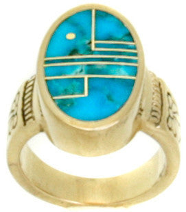 Ray Tracey Inlaid Ring