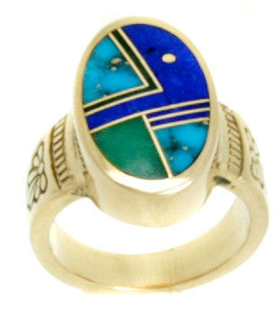 Ray Tracey Inlaid Ring