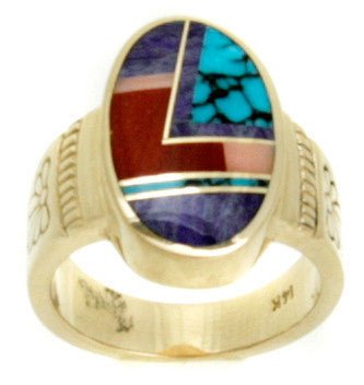 Ray Tracey Inlaid Ring