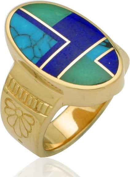 Ray Tracey Inlaid Ring