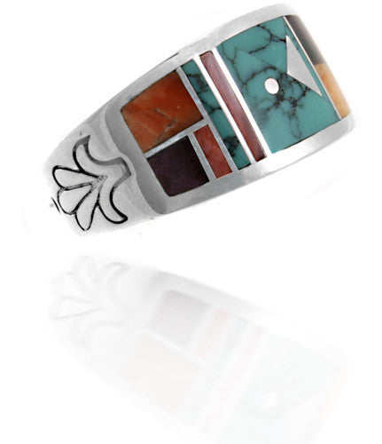 Ray Tracey Inlaid Rings