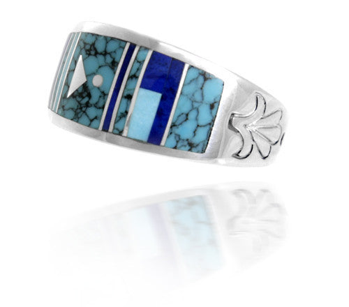 Ray Tracey Inlaid Rings