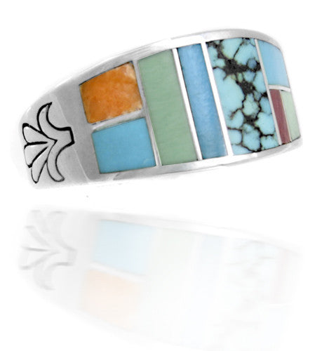 Ray Tracey Inlaid Rings