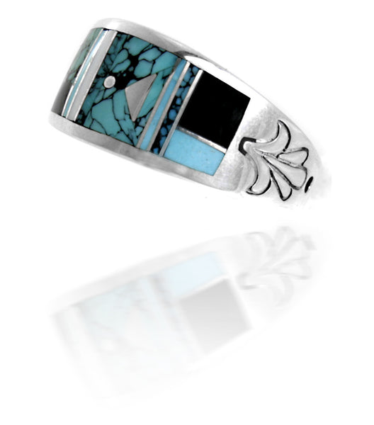 Ray Tracey Inlaid Rings