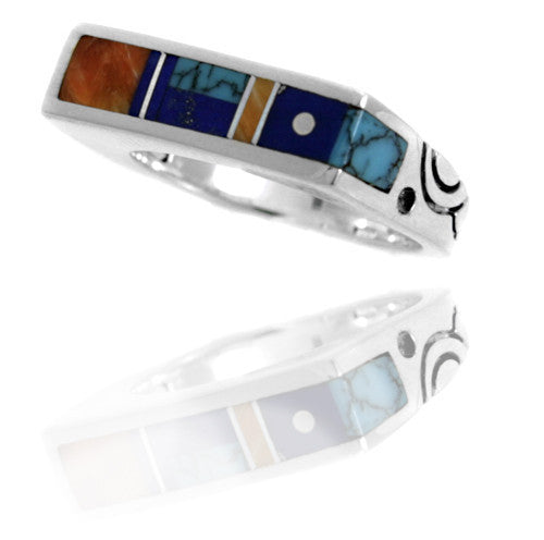 Ray Tracey Inlaid Rings