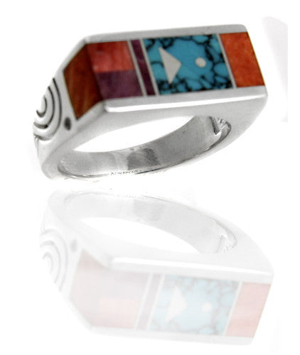 Ray Tracey Inlaid Rings