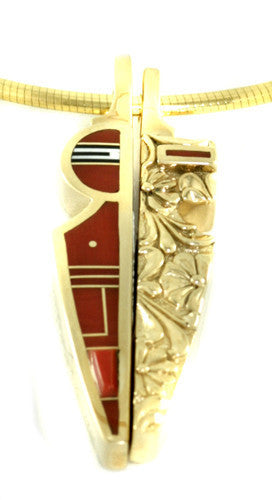 14kt Gold Signature Pendant by Ray Tracey - P009C