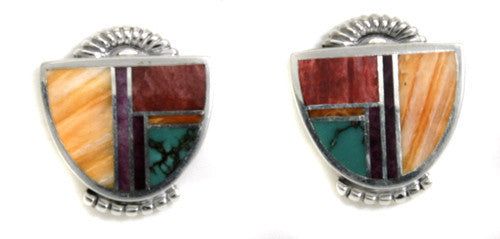 Ray Tracey Inlaid Earrings