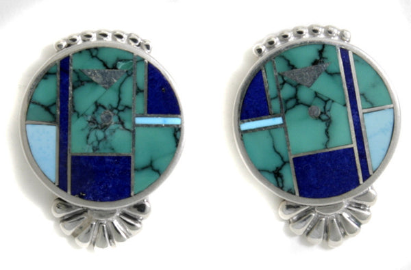Ray Tracey Inlaid Earrings