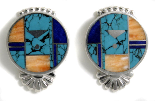 Ray Tracey Inlaid Earrings