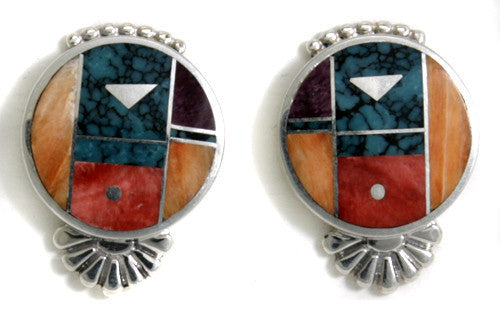 Ray Tracey Inlaid Earrings