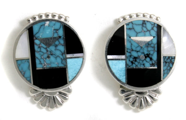 Ray Tracey Inlaid Earrings