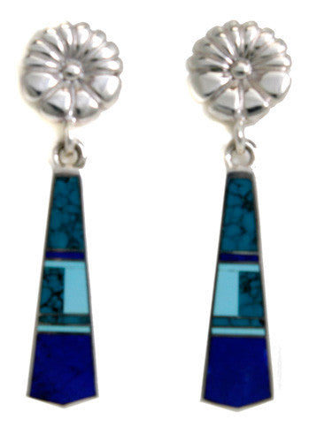 Ray Tracey Inlaid Earrings