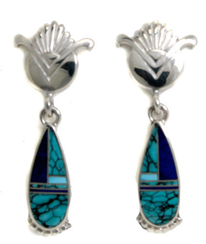 Ray Tracey Inlaid Earrings