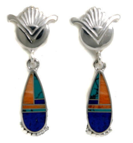 Ray Tracey Inlaid Earrings