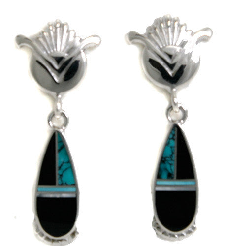 Ray Tracey Inlaid Earrings