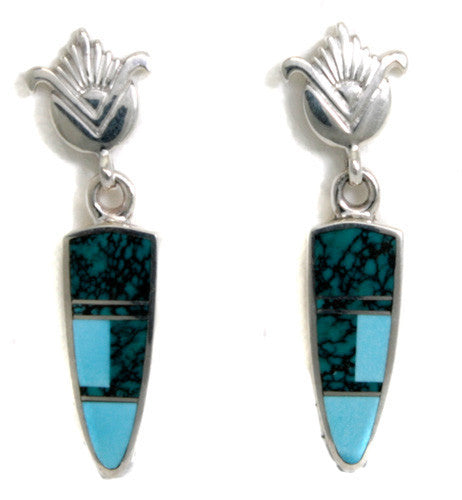 Ray Tracey Inlaid Earrings