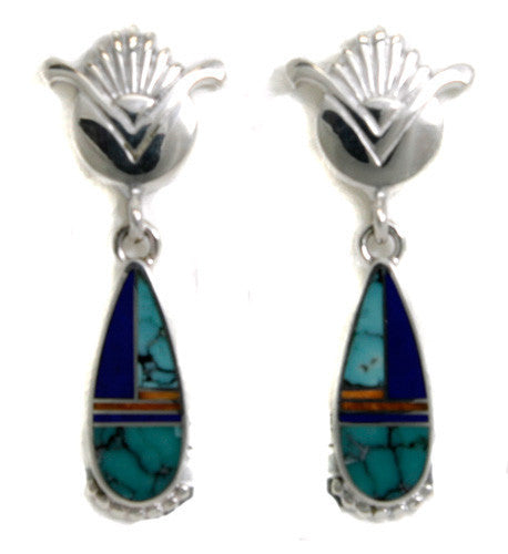 Ray Tracey Inlaid Earrings