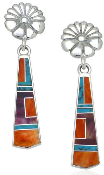 Ray Tracey Inlaid Earrings