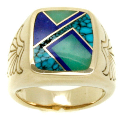 Ray Tracey Inlaid Ring