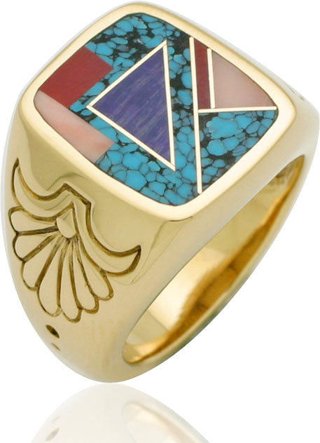 Ray Tracey Inlaid Ring