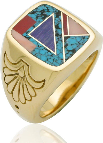 Ray Tracey Inlaid Ring