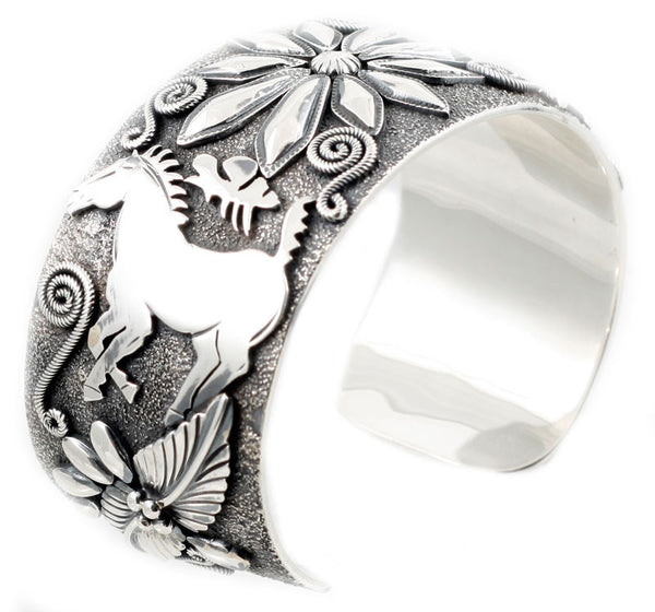 Traditional Sterling Silver Cuff Bracelet