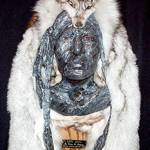 Bronze Low Dog Solider Mask - 900C
