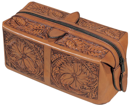 Saddle Leather Sheridan Shaving Kit