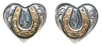 Heart Horseshoe Earrings
