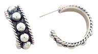 Bead Rope Edge Earrings