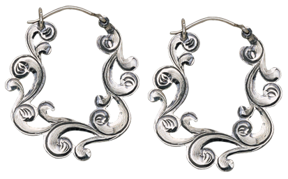 Filigree Loop Earrings