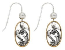 Filigree Oval Earrings